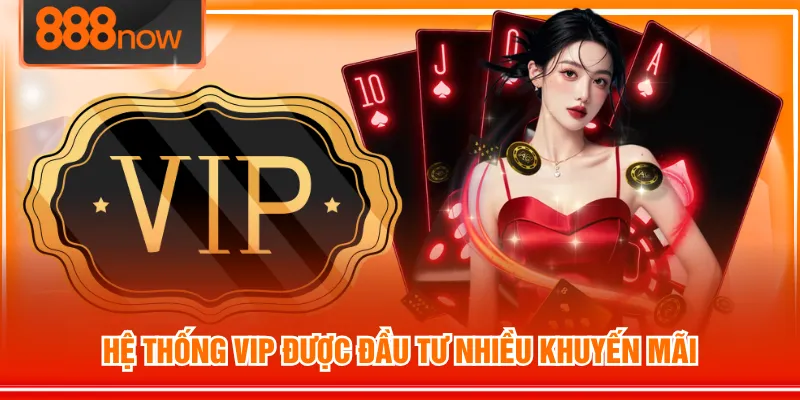 Hệ thống VIP được đầu tư nhiều khuyến mãi